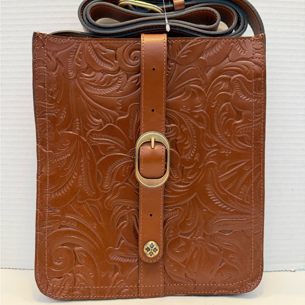 PATRICIA NASH Venezia Tooled Leather  Crossbody *NEW* *NIB*